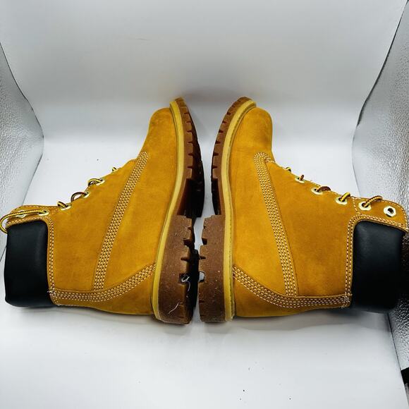Timberland Premium 6 Inch Boots Color Wheat Nubuck Men Size 5.5 M - Picture 5 of 7